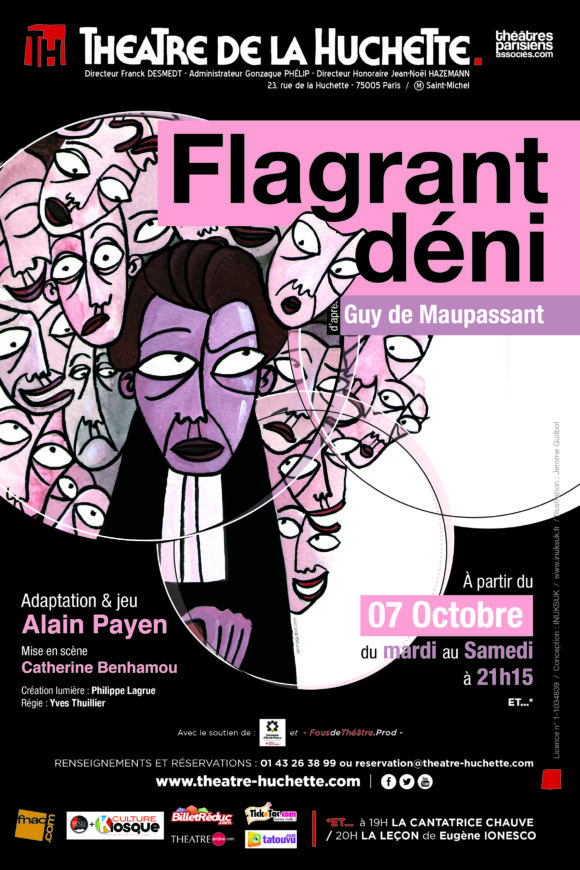 Flagrant déni - Théâtre de la Huchette