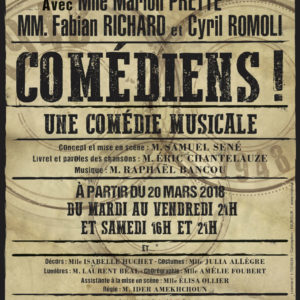 Comédiens ! (2018)