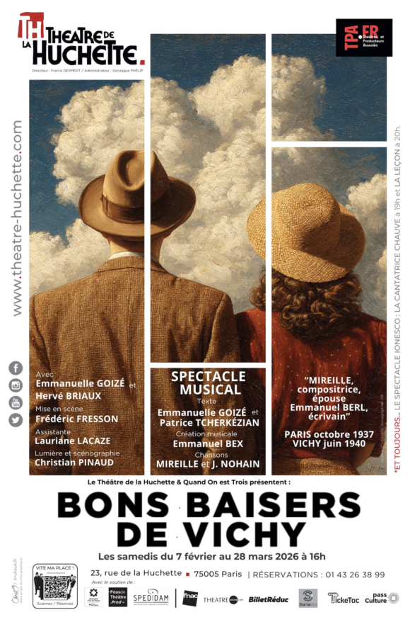 Bons baisers de Vichy théâtre de la Huchette Bons baisers de Vichy