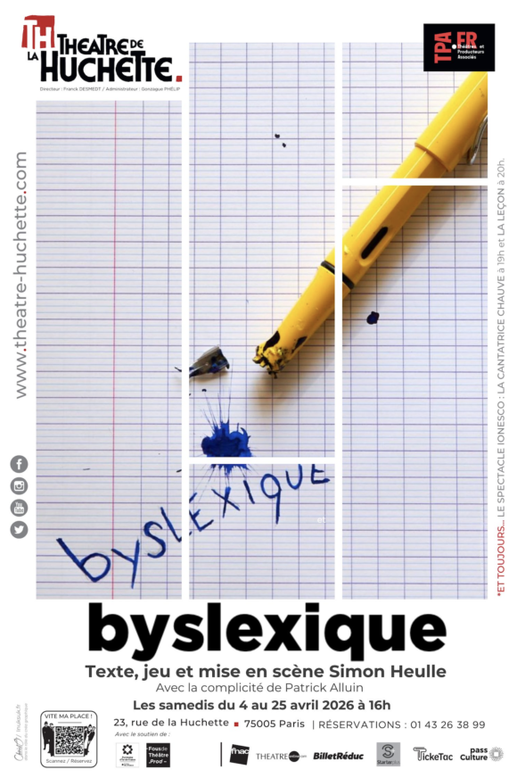 BYSLEXIQUE au théâtre de la Huchette BYSLEXIQUE
