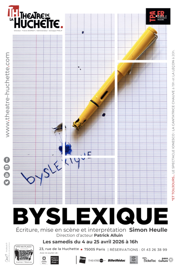 Byslexique au théâtre de la Huchette BYSLEXIQUE