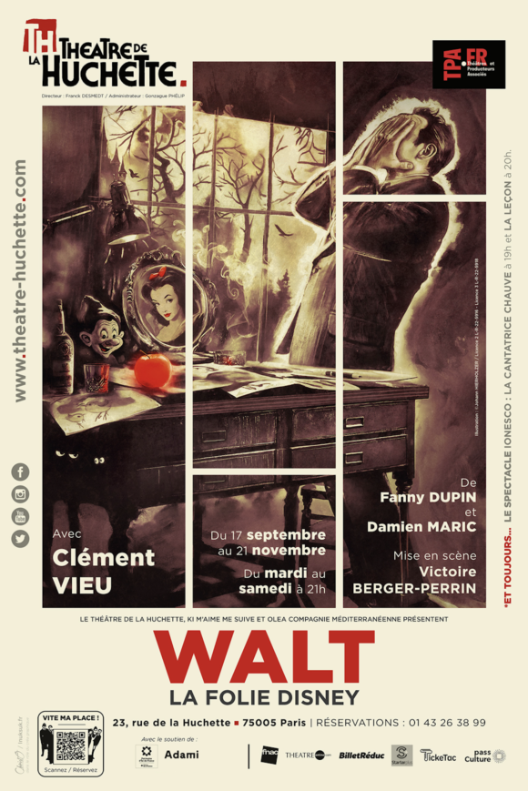 Walt la folie Disney au théâtre de la Huchette WALT, La folie Disney